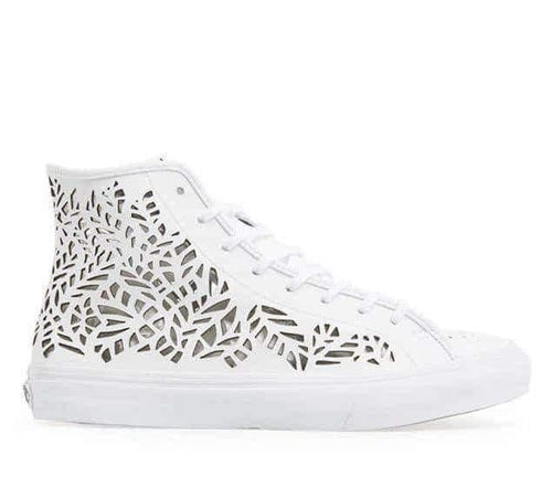 VANS | SK8-HI DECON (CUTOUT)| LEAVES/WHITE - khanhdev-1