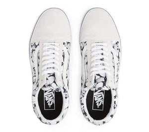 VANS | OLD SKOOL (BUTTERFLY) TRUE WHITE | BLACK - khanhdev-1