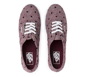 VANS |AUTHENTIC | LO PRO | BURGANDY/WHITE - khanhdev-1