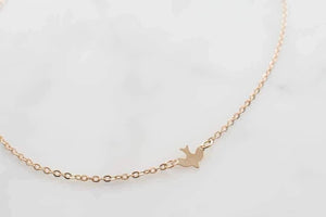 Gold Bird Necklace - khanhdev-1