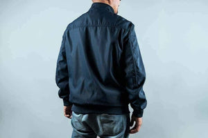 Navy Sports Jacket - khanhdev-1