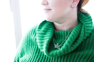 Origami Crane Necklace - khanhdev-1